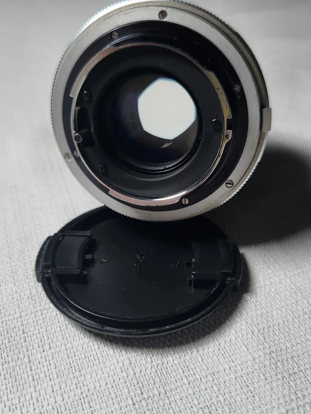 Vintage MInolta F=55mm Camera Lens - Black/Silver